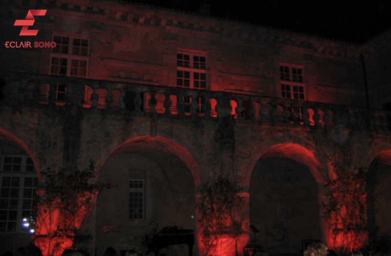 Location projecteurs architecturaux extérieurs Bordeaux Gironde - Pack LIGHT IP 4