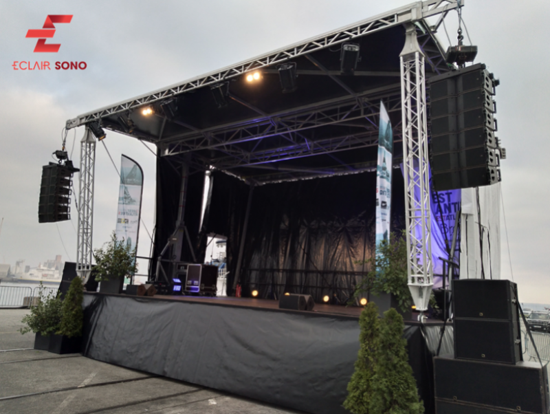 Location de scène mobile Europodium pour Concert et Festival à Libourne proche de Bordeaux en Gironde